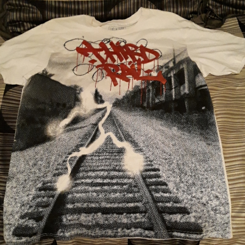 Third Rail white tshirt